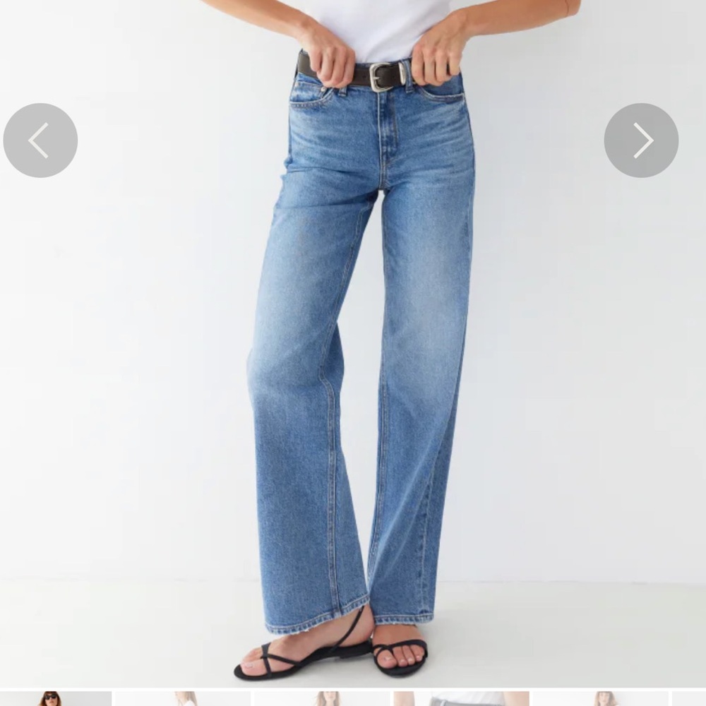 AYR: comfort stretch wide legged jean